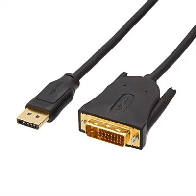 Afbeelding van Amazon Basics DisplayPort naar DVI kabel met vergulde connectoren (1,8 m)