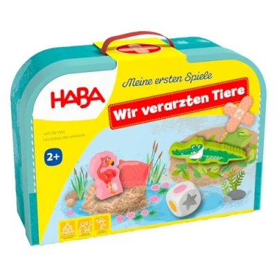 Afbeelding van Mijn eerste spelletjes: wij hebben dierenartsen, dokterskoffer met twee speelideeën om vroege regels te begrijpen, spelenderwijs voor dieren verzorgen, kinderen