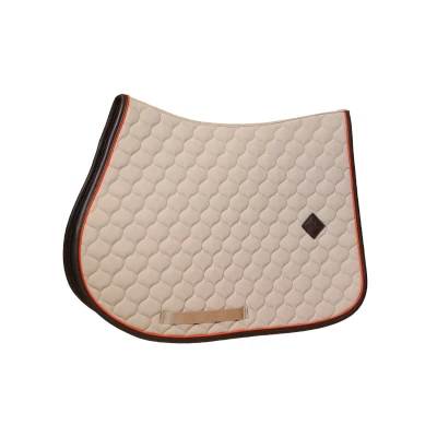Image de Kentucky Onion Quilt Neon Leather Jumping Saddle Pad