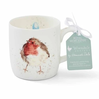 Afbeelding van Wrendale by Royal Worcester mok roodborstje.