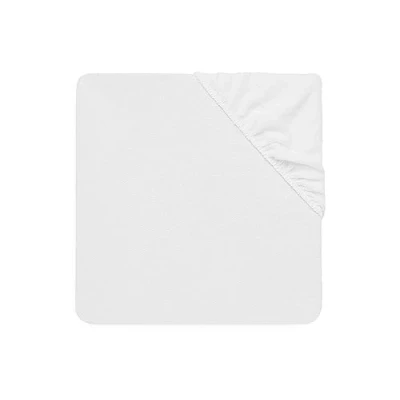 Afbeelding van Jollein Hoeslaken Ledikant Badstof Waterdicht 60x120cm Wit