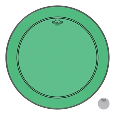 Afbeelding van Remo Powerstroke 3 Colortone 22&quot; Grün Bass drumvel
