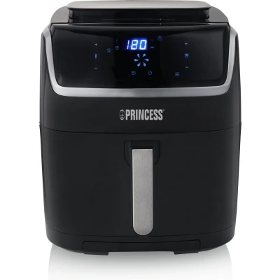 Afbeelding van Princess Heteluchtfriteuse 182080 2 in 1 Stoomoven &amp; Airfryer 8 voorgeprogrammeerde programma&#039;s Groot 6.5 liter 1700W Zwart