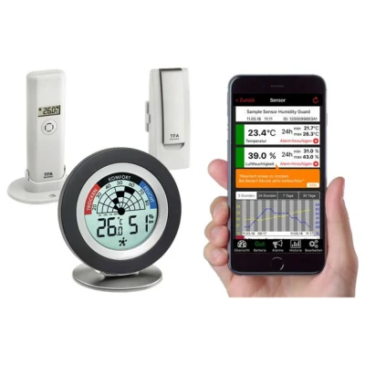 Afbeelding van TFA Dostmann Weatherhub SmartHome System Cossy Radar Schimmelradar Wit