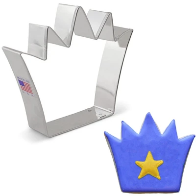 Afbeelding van Ann Clark Cookie Cutters King Crown 10,8 cm roestvrijstalen uitsteker