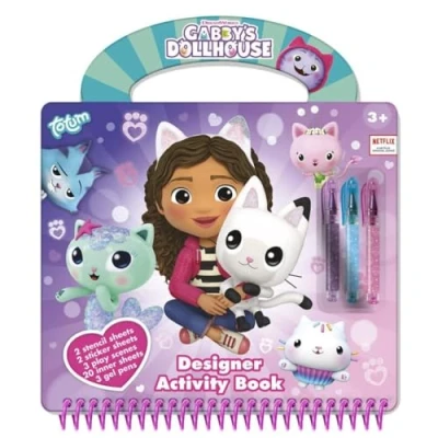 Afbeelding van Gabby&#039;s Dollhouse Designer Teken Activiteitenboek 1 stuk