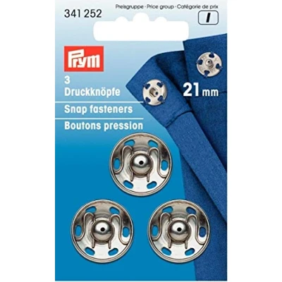 Afbeelding van Prym Drukkers Zilver 21mm (krt)