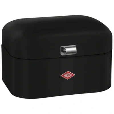 Afbeelding van Wesco Single Grandy Brooddoos Broodtrommel 28x22x17 cm Matzwart