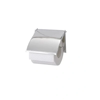 Afbeelding van WENKO Toiletrolhouder Cover met klep chroom WC rolhouder