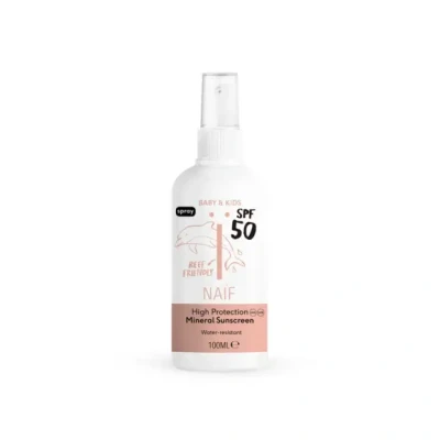 Afbeelding van Naïf Mineral Sunscreen Spray voor baby &amp; kids 100 ml