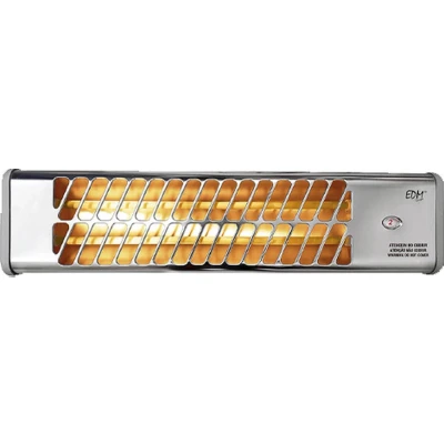 Afbeelding van Kwarts Kachel EDM 07108 Badkamers Wit 800 W
