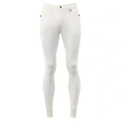 Image de BR Pantalon d&#039;Équitation Maikel Genoux Silicones Snow White EU 56