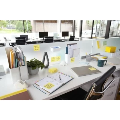 Afbeelding van Post It Z Notes , 100 vel, ft 76 x mm, geel, pak van 12 blokken memoblok