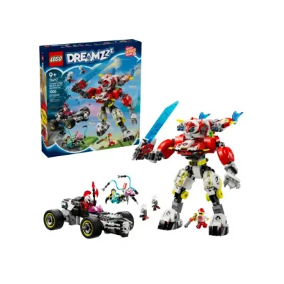 Afbeelding van LEGO DREAMZzz™ Coopers tijgermecha en Zero&#039;s hot rod auto 71497