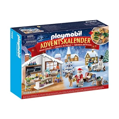 Afbeelding van PLAYMOBIL Christmas Adventskalender 2022 kerstkoekjes bakken 71088
