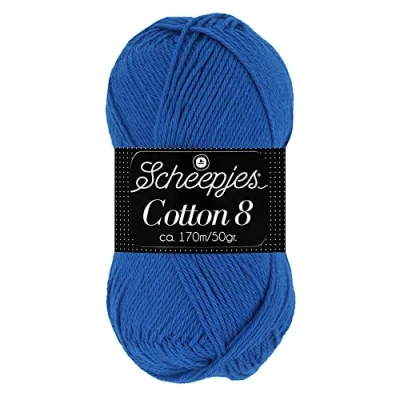 Afbeelding van Scheepjes Cotton 8 kleur 519 Kobaltblauw (op=op)
