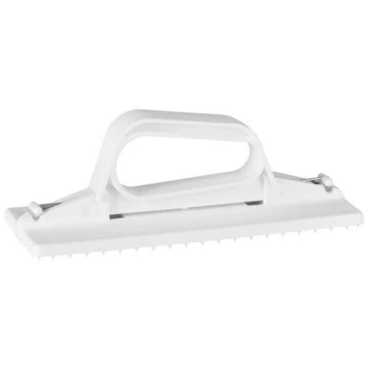 Image de VIKAN 55105 porte tampon modèle manuel, 235 mm, polyester, blanc 5510/5