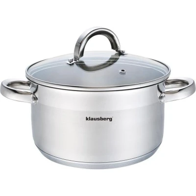 Afbeelding van Klausberg 7126 kookpan met deksel 6,0L Ø24 cm