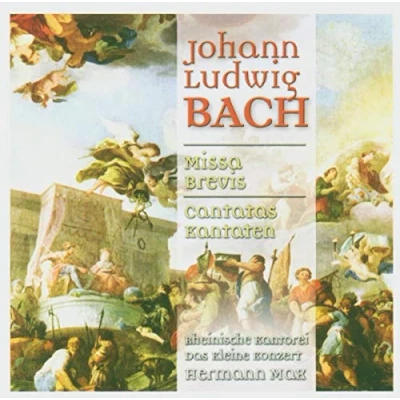 Afbeelding van Rheinische Kantorei, Das Kleine Konzert, Hermann Max J.L. Bach: Missa Brevis &amp; Cantatas (CD)