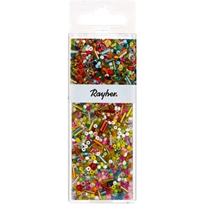 Image de Assortiment de perles en verre x 100 gr