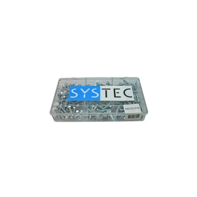 Afbeelding van SYSTEC assortimentsdoos tapbouten en moeren zeskantkop 9 maten DIN 933/934 (320 delig)