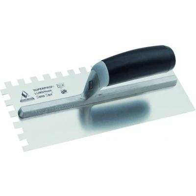 Afbeelding van Lijmspaan SUPER PROF 280x120 mm RVS. 10x10 met SUPERSOFT handgreep