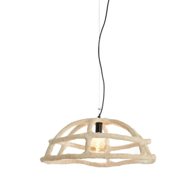 Afbeelding van Porila hanglamp Ø70x38 cm crème