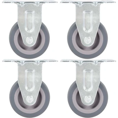 Afbeelding van vidaXL Vaste wielen 4 st 50 mm
