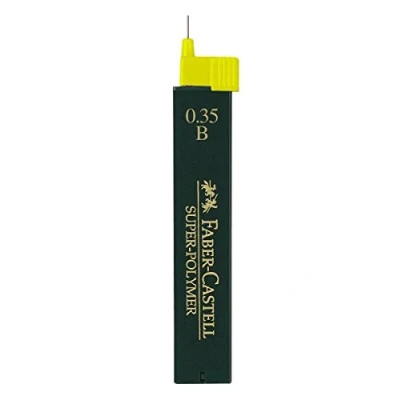 Afbeelding van potloodstiftjes Faber Castell Super Polymer 0,35mm B