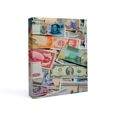 Afbeelding van Leuchtturm Leuchtturm, Bills Bankbiljetten, Album (gebonden) geschikt voor 600 biljetten, met 100 bladen Designprint afm: 245x300x60 mm. per st.