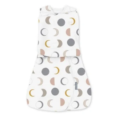 Image de , Gigoteuse d&#039;Emmaillotage, sac de couchage Lunes, pour mi saison TOG 1. évolutive 3 a 6 moiscertifié oeko Tex