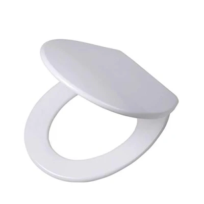 Afbeelding van Tiger Boston WC bril Toiletbril met deksel Soft close Easy Clean functie Duroplast Wit / RVS geborsteld
