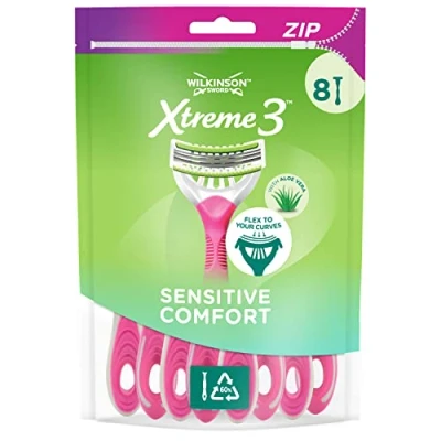 Afbeelding van Wilkinson Sword Xtreme 3 Beauty Sensitive Wegwerpscheerapparaten voor dames, 8 scheerapparaten 7001715V