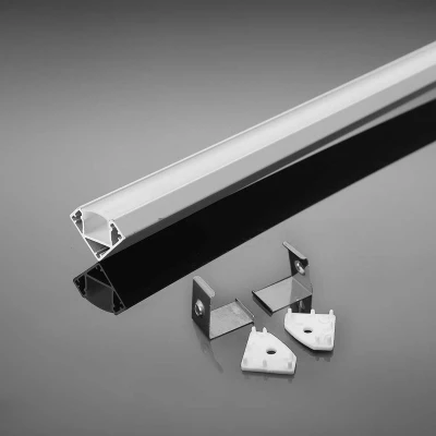 Afbeelding van V TAC VT 8114 W Hoek LED Stripverlichting Montageset met diffuser Wit IP20