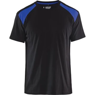 Image de T shirt noir/bleu roi