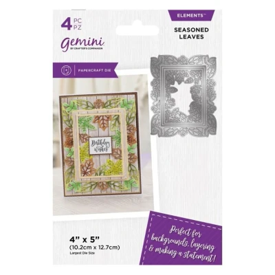 Afbeelding van Gemini Elements Everyday Nesting Snijmal Seasoned Leaves