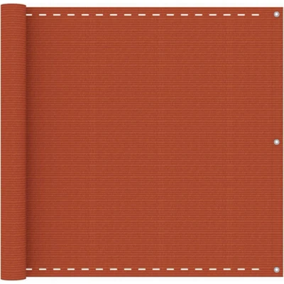 Afbeelding van Balkonscherm 90x400 cm HDPE oranje