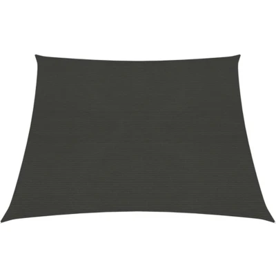 Afbeelding van Zonnezeil 160 g/m² 3/4x3 m HDPE antracietkleurig