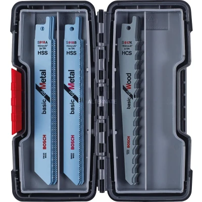 Afbeelding van Bosch Accessories 2607010901 Reciprozaagbladenset Wood and Metal Basic, 15 delig 1 set(s)