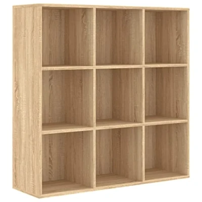 Afbeelding van Boekenkast 98x30x98 cm spaanplaat sonoma eikenkleurig