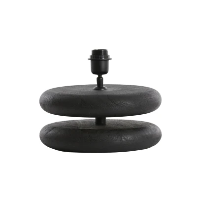 Afbeelding van Light &amp; Living Lampvoet EBOLI Ø25x9cm Zwart