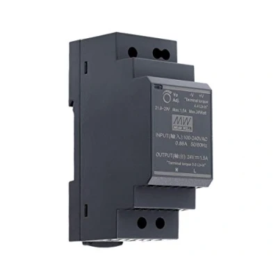 Afbeelding van Mean Well HDR 30 24 voeding DIN rail 24VDC 1,5A 36W