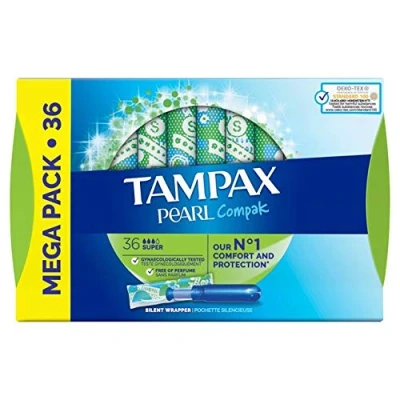Afbeelding van Tampax Pearl Compak Tampon Super 36 Stuks