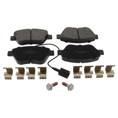 Afbeelding van MAPCO 6560 Remblokkenset Vooras Met ingebouwde slijtagesensor anti kreukplaat FIAT: 500 Hatchback, C Convertible, Punto Evo Hatchback