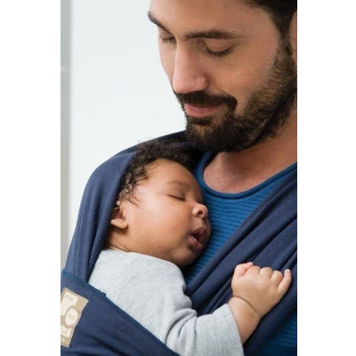 Afbeelding van Babylonia draagdoek Tricot Slen Organic tropical petrol
