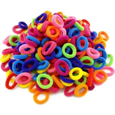 Afbeelding van Haarelastiekjes 200 stuks multicolour