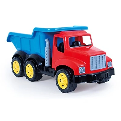 Afbeelding van Dolu Rood/Blauw Speelgoed Truck Kiepwagen 7011