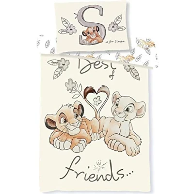 Afbeelding van Disney The Lion King Best Friends BABY dekbedovertrek 100 x 135 cm Multi