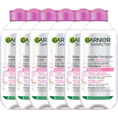 Afbeelding van 1+1 gratis: Garnier SkinActive Micellair Reinigingswater voor Gevoelige Huid 100 ml