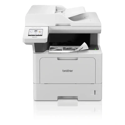 Image de Brother DCP L5510DW Imprimante multifonctions Noir et blanc laser A4/Legal (support) jusqu&#039;à 48 ppm (copie) (impression) 250 feuilles NFC, USB 2.0, hôte Gigabit LAN, Wi Fi(n)